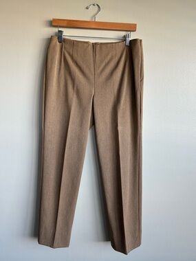 Talbots Petites Camel Heather Refines Bi-Stretch Straight Leg Pants Women’s 10P